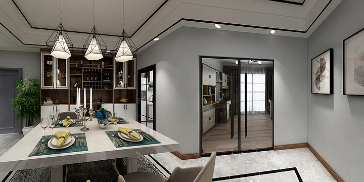 曾凡苏-滨河阳光户型3室1厅2卫1厨0505-1001-装修设计方案