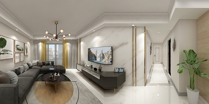 张玉宁-保利精装房-装修设计方案