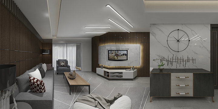 KITO金意陶-吴越祥庭11-305徐女士-装修设计方案