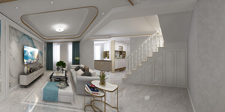 我在路上烟雨朦胧-莱茵东郡8#405-装修设计方案