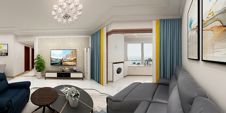 淄博经销商李菊-翡翠华庭4-1103曹女士修改-副本-装修设计方案