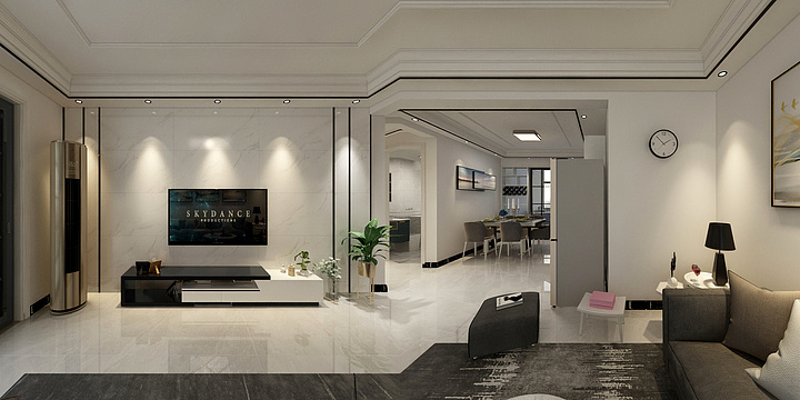 鸿信装饰美尼美快装定制-书怀家设计方案-装修设计方案