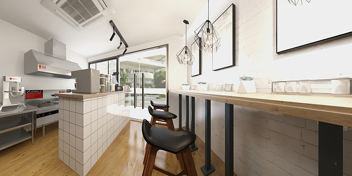 IvenKwan-东方广场小吃店-装修设计方案