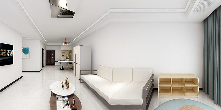 Nika_Bear-时代南郡C3-方案8-装修设计方案