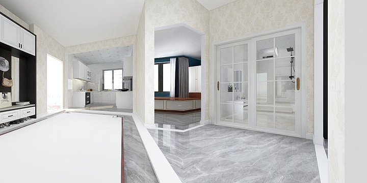 简沫空间装饰-北港润泽府-装修设计方案