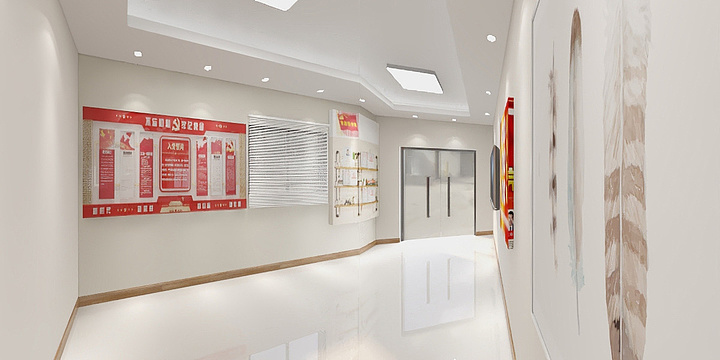 英楷书画教育-党建-装修设计方案