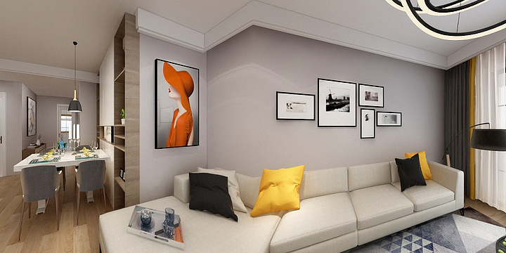 美学MM-万达城市公寓43号502室雅居-装修设计方案