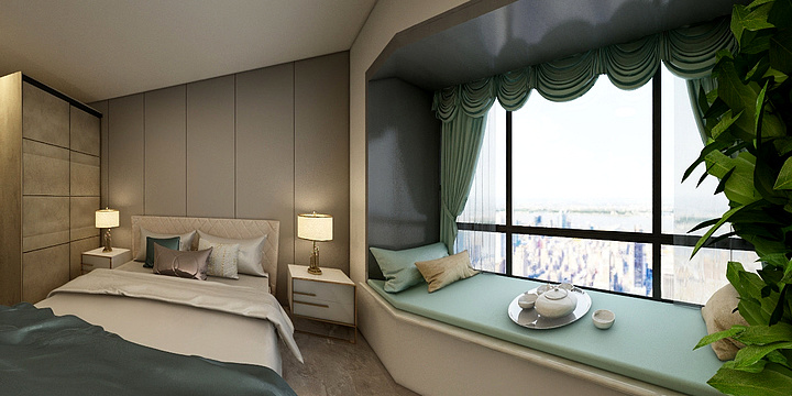 室内设计师康明-华发中央公园6栋02户型-装修设计方案