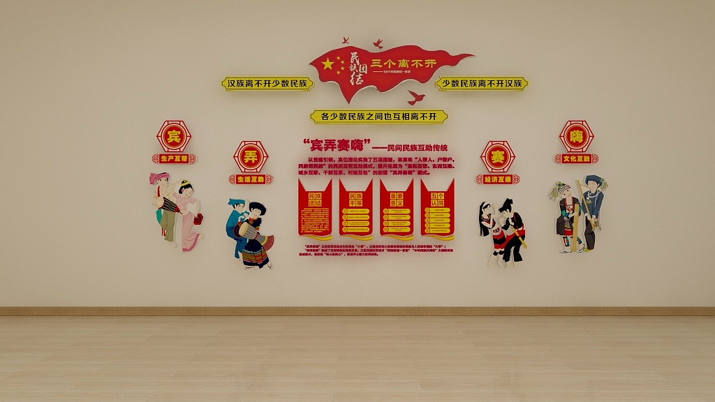 135*KPmk-勐啊党建及警示馆平面B-装修设计方案