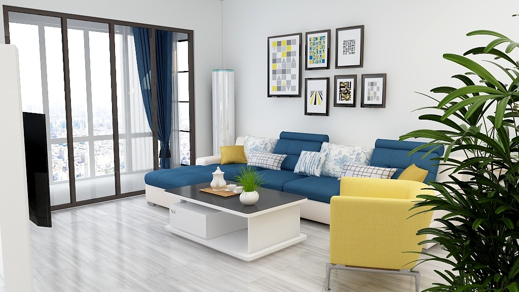 静浅浅-和县书香华府-装修设计方案