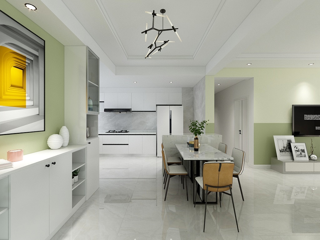 王理珍-观澜幸福里130平米平面方案-装修设计方案