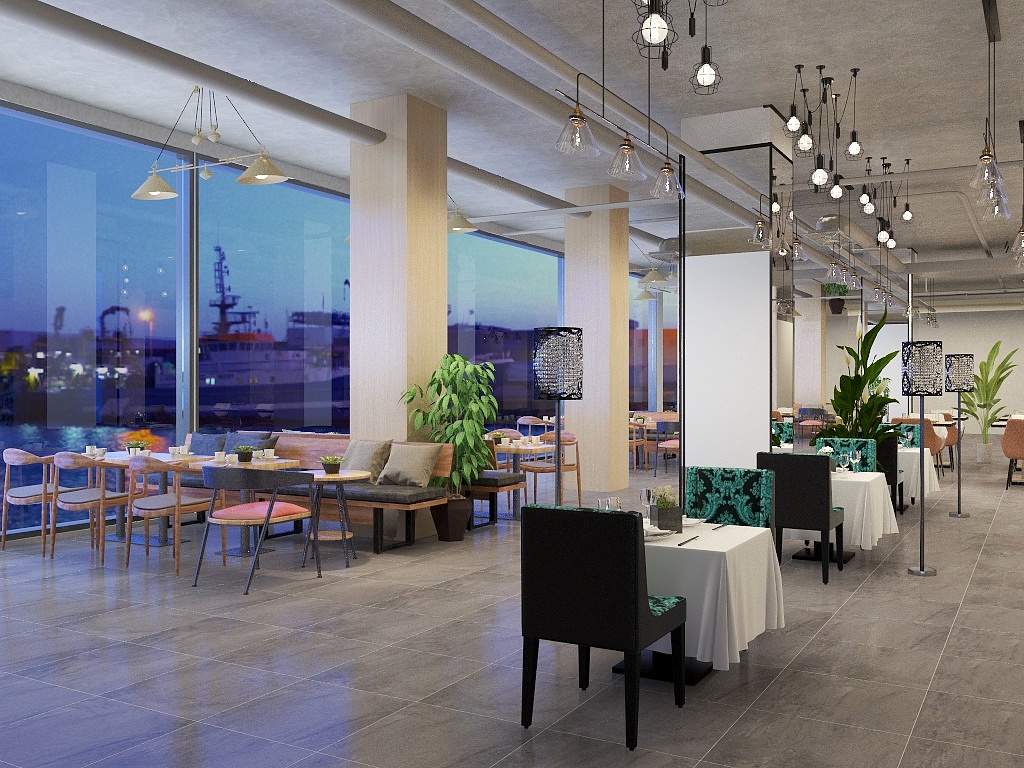 木有鱼丸吖-艺术餐厅-装修设计方案