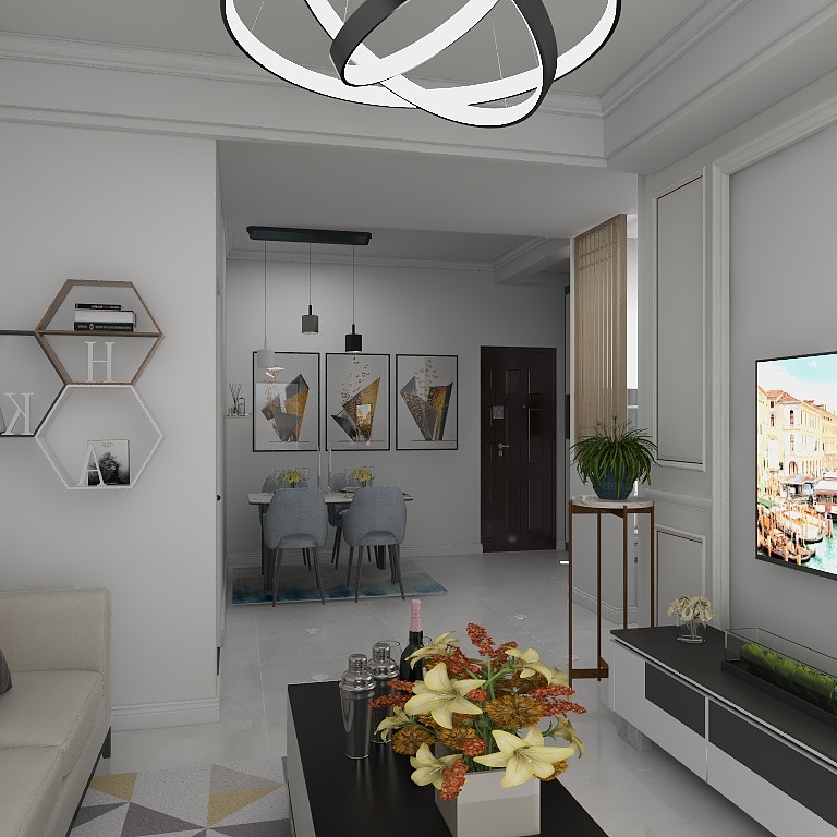 室内设计王斌-美好香域花镜8栋2单元2102陈-装修设计方案