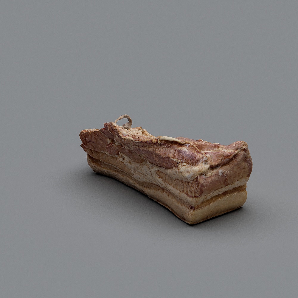 腊肉3D模型