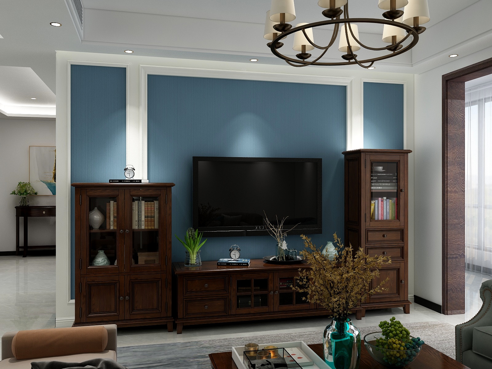 丶苏静design-现代美式-装修设计方案