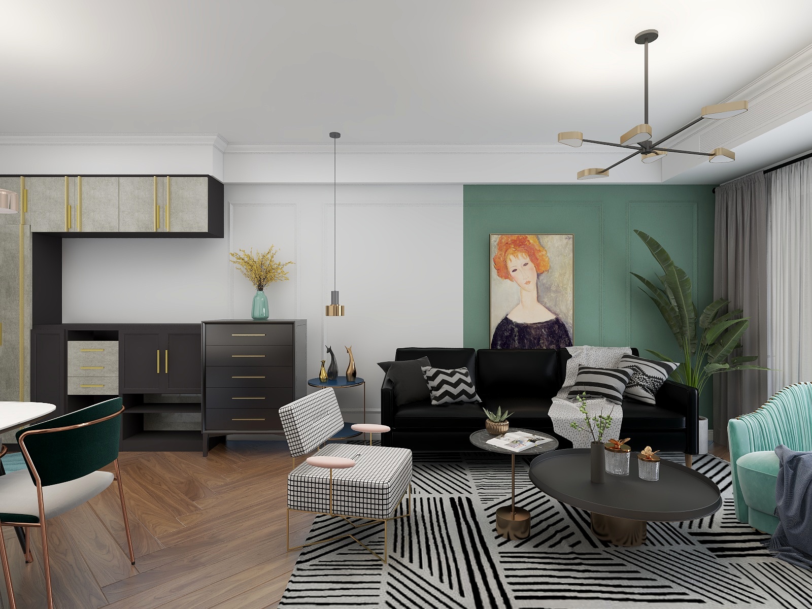 Ee设计工作室-绿-茵-装修设计方案