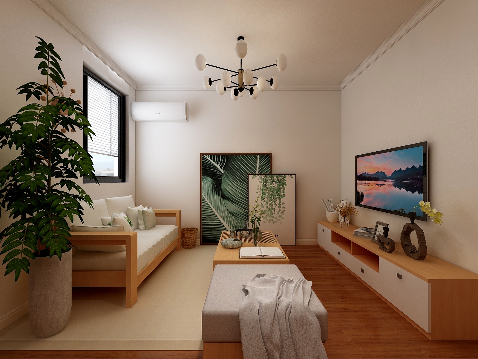 滕小小-69㎡北欧原木-装修设计方案