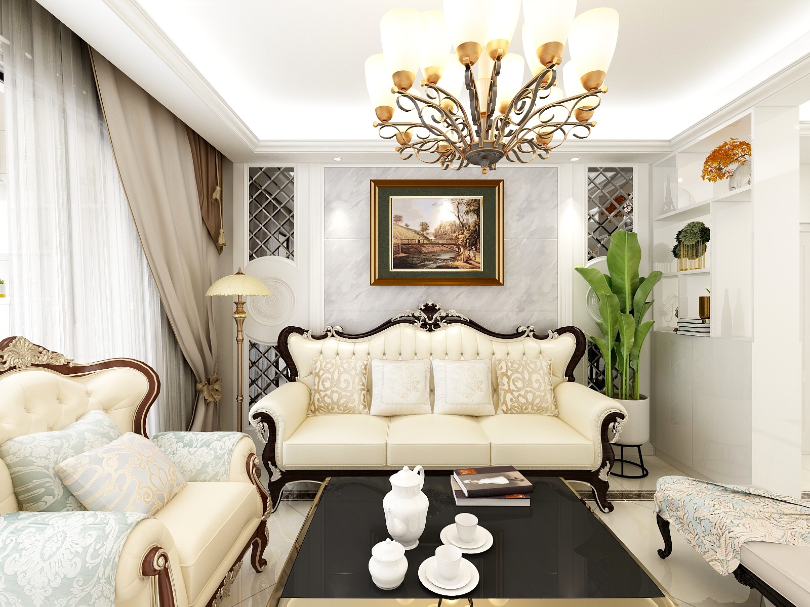 滕小小-120㎡欧式-装修设计方案