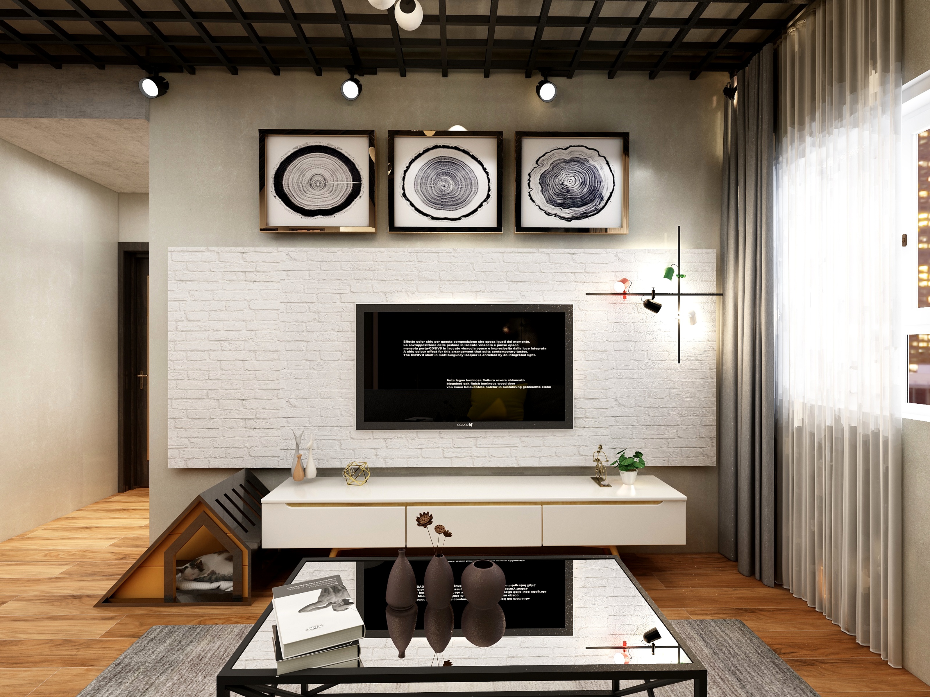 史剑-瑞和园89.50㎡B户型3室2厅1卫-装修设计方案