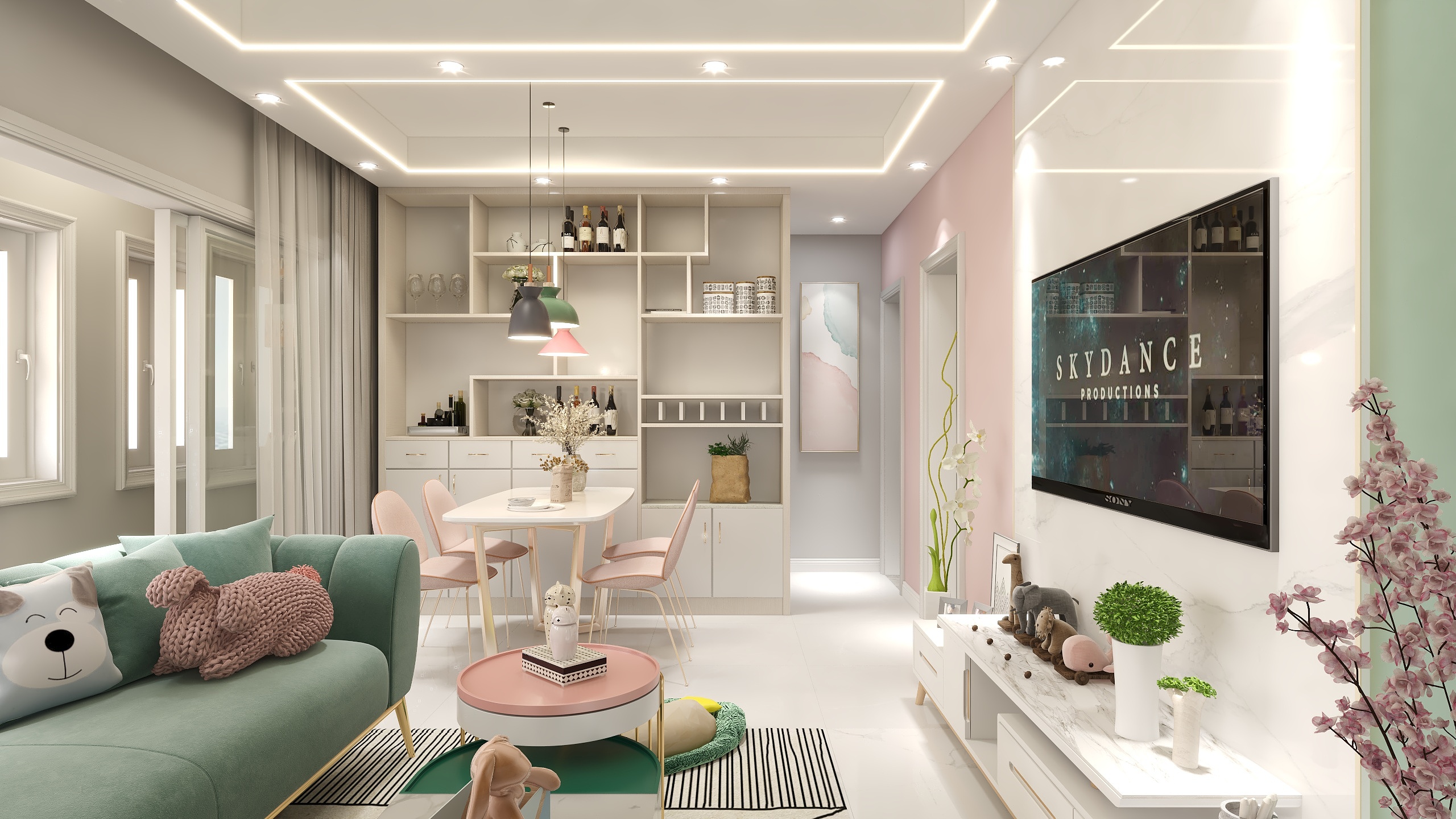 熊喵女侠-【轻奢混搭三房】瑞和园89.50㎡-装修设计方案