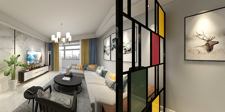 咸宁启鑫装饰-银泉广场-装修设计方案