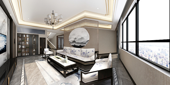 起源设计-南方花园-装修设计方案