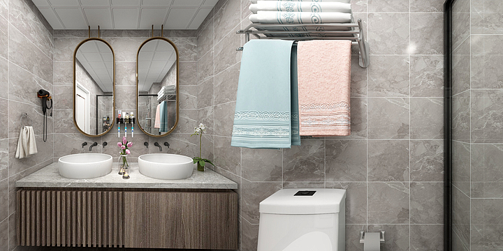 王晶uHcu-金地长湖湾丨刘洋丨新中式三层别墅-装修设计方案