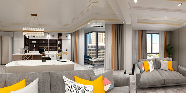 李元锋-紫金公寓-装修设计方案