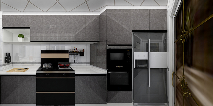 SUV锅子-轻奢厨房-装修设计方案