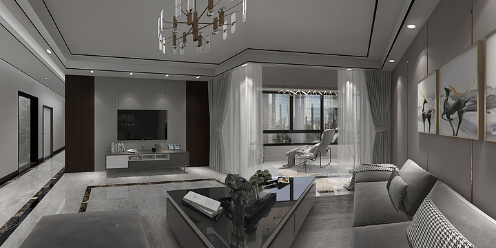 小魏小魏吃饭要喂-海河湾-装修设计方案