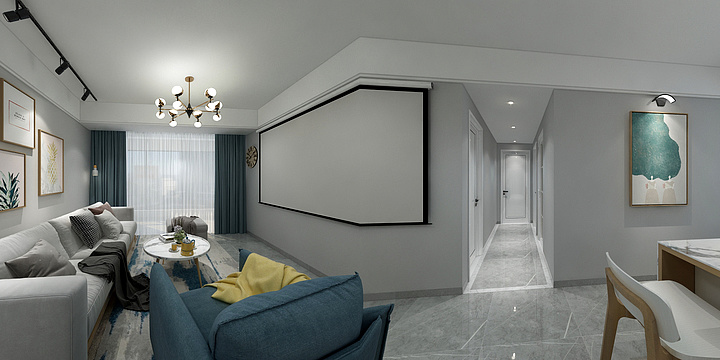 美饰界装饰-郑工-星河丹堤天睿花园9-2-2704设计-装修设计方案