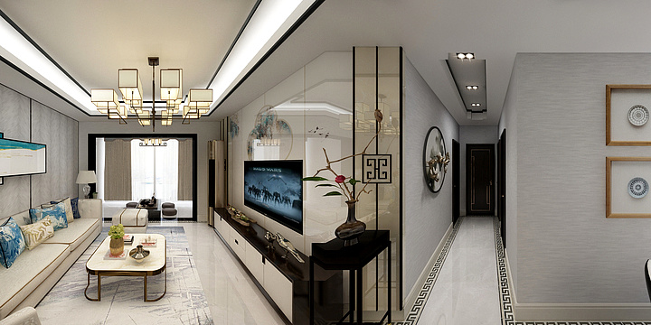 室内空间设计师王淼-金玉满堂-装修设计方案