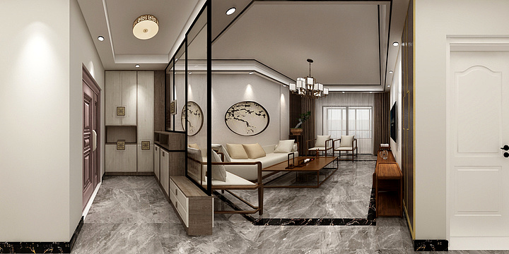 设计师墨然-清华名苑104平米-副本-装修设计方案