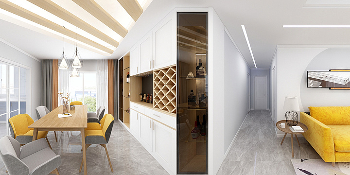 智成装饰关佩珊-【北欧极简】碧桂园14-03-装修设计方案