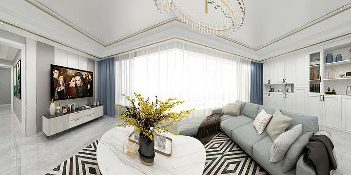 设计师金勇-孔雀城邦27-502（现代轻奢）-装修设计方案