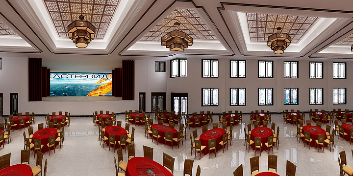 Stephanie胡-新登镇包秦村文化礼堂-装修设计方案