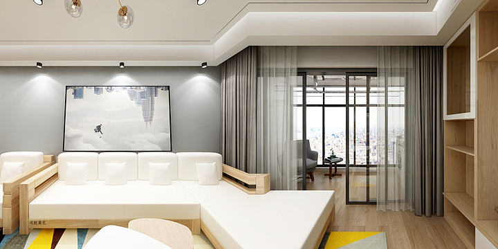 致设计l刘梦丽-北欧原木风-装修设计方案