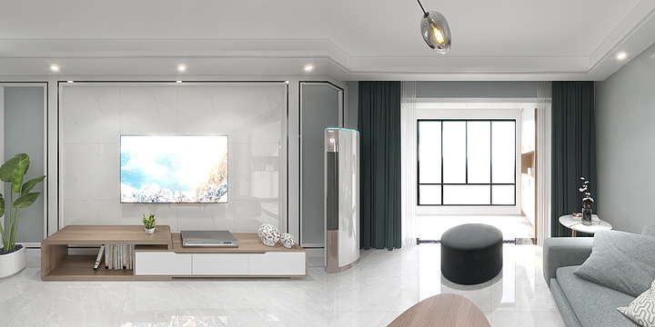 旧年22-现代和北欧混搭-装修设计方案