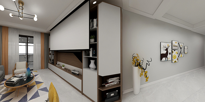 王遇缘-黄美女家效果图-装修设计方案