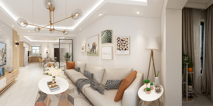 XiaoYu原创设计-龙湖唐宁one-2版-装修设计方案