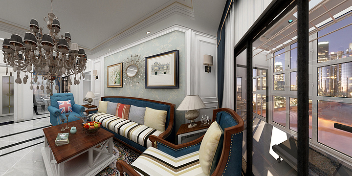 Li749749-美式三居-装修设计方案