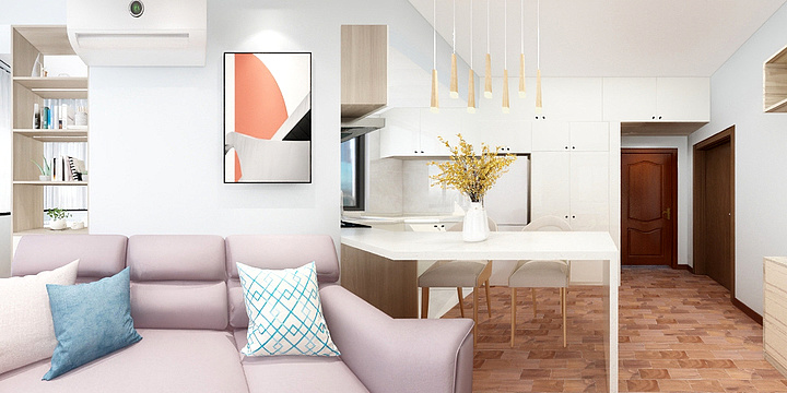 旭日东升空间设计-康吉苑小区D栋605-装修设计方案