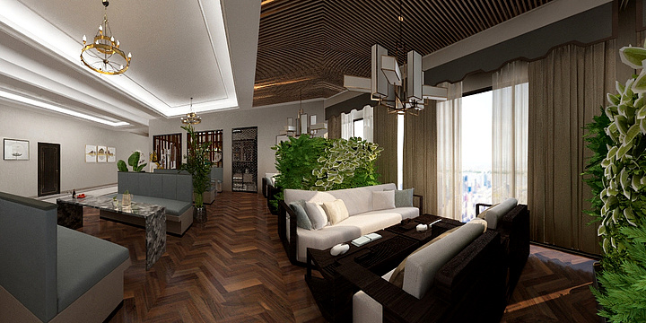 壹葉靑楓-康泰塑胶科技集团楼顶室内-装修设计方案