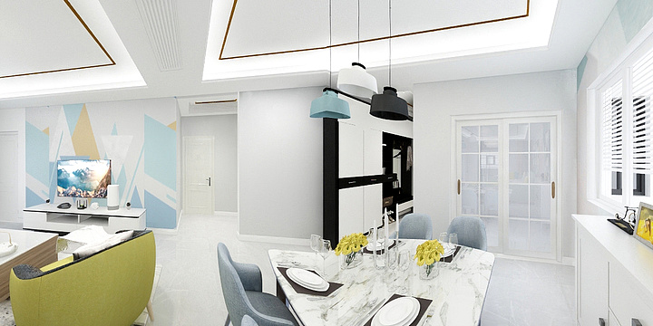 176****6762deDH-现代小清新-装修设计方案