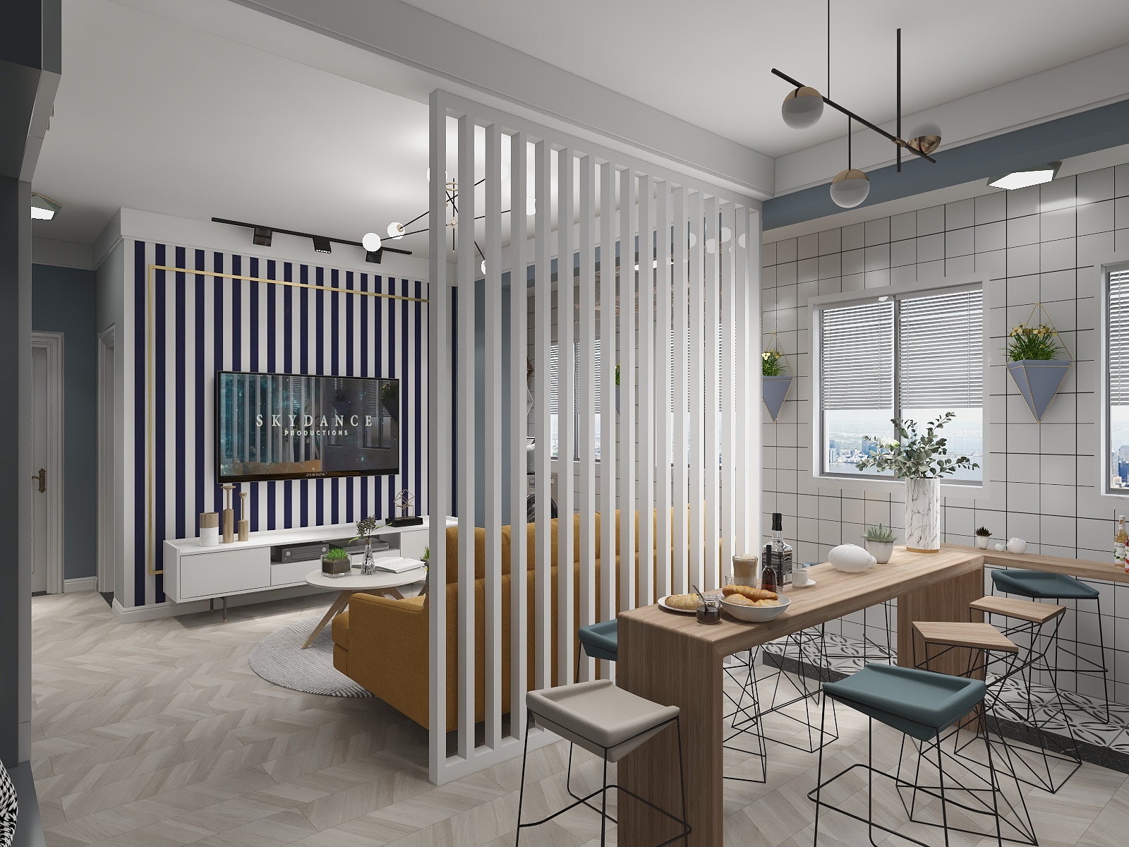 FYQDesign-作业瑞和园89.50㎡B户型-装修设计方案