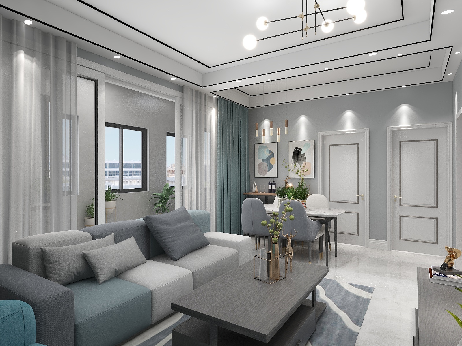 孟氏商学院培训讲师雷鸣-瑞和园89.50㎡B户型3室2厅1卫-装修设计方案