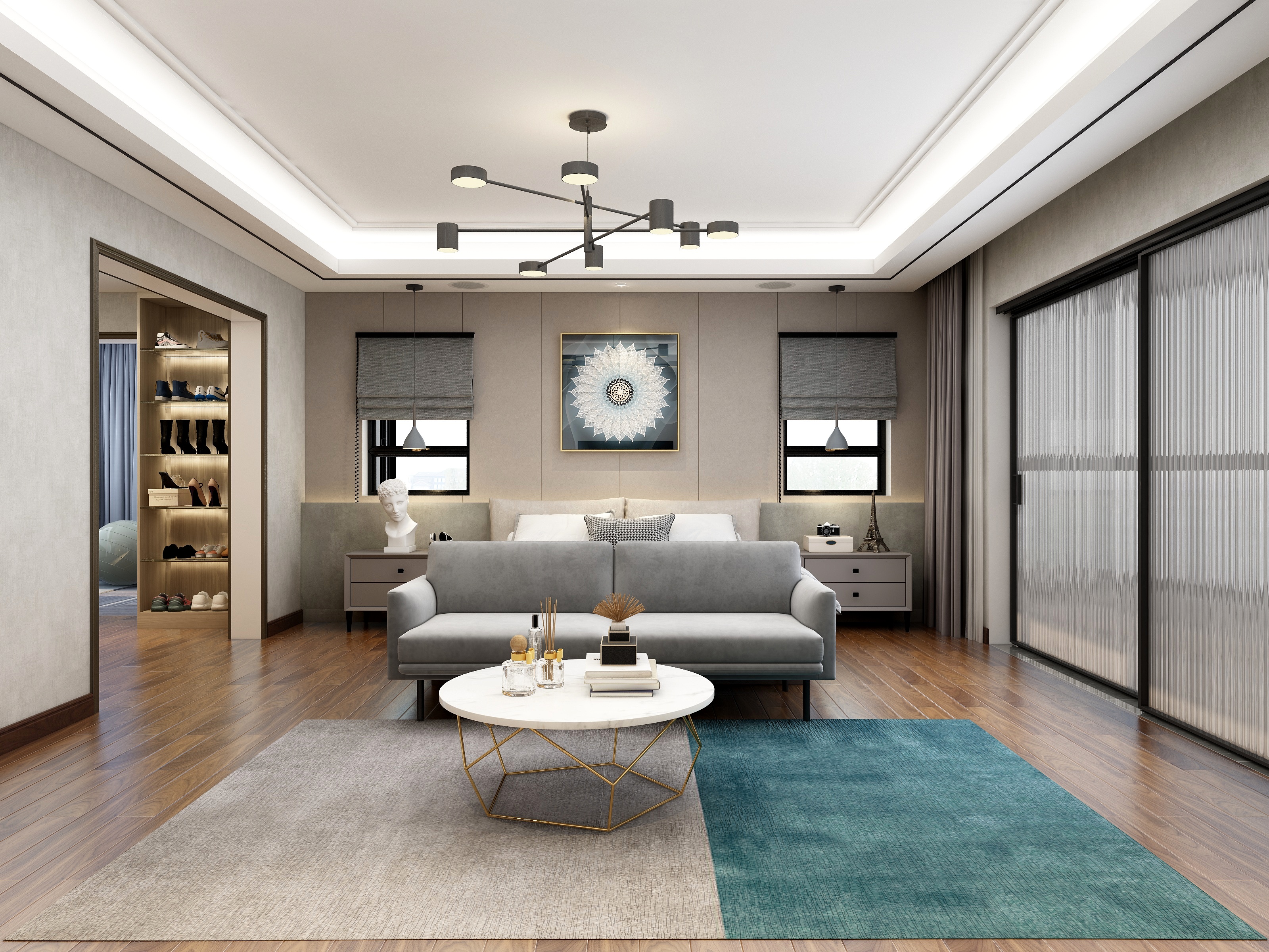 几居设计-现代风格卧室-装修设计方案