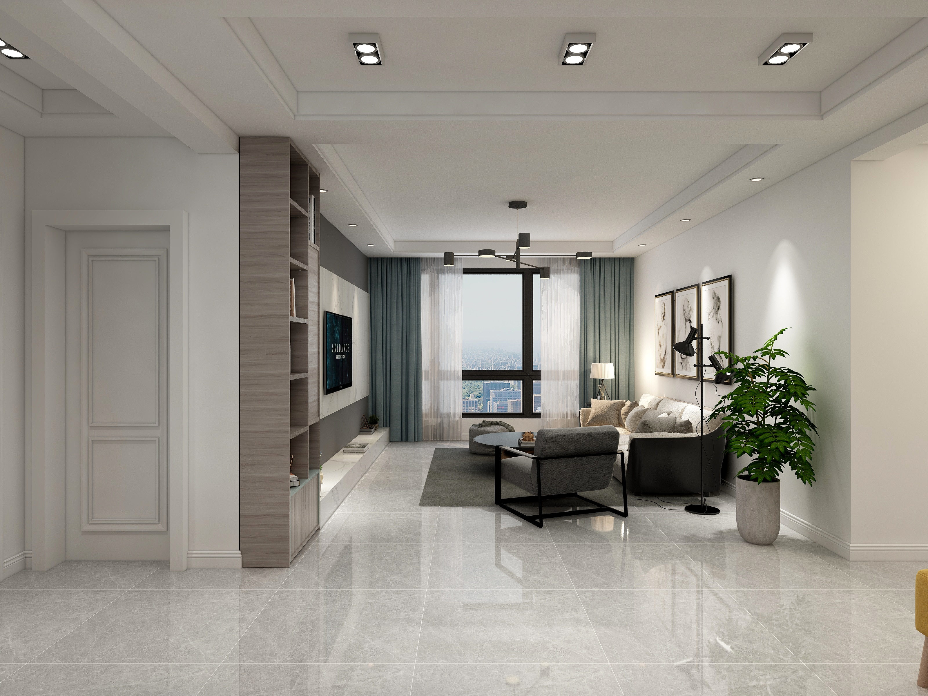 赵彬mAmA-御河苑(1-1-1701)现代简约-副本-装修设计方案