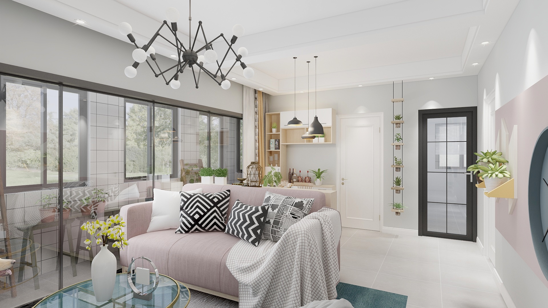 166****6889-瑞和园89.50㎡B户型3室2厅1卫-装修设计方案