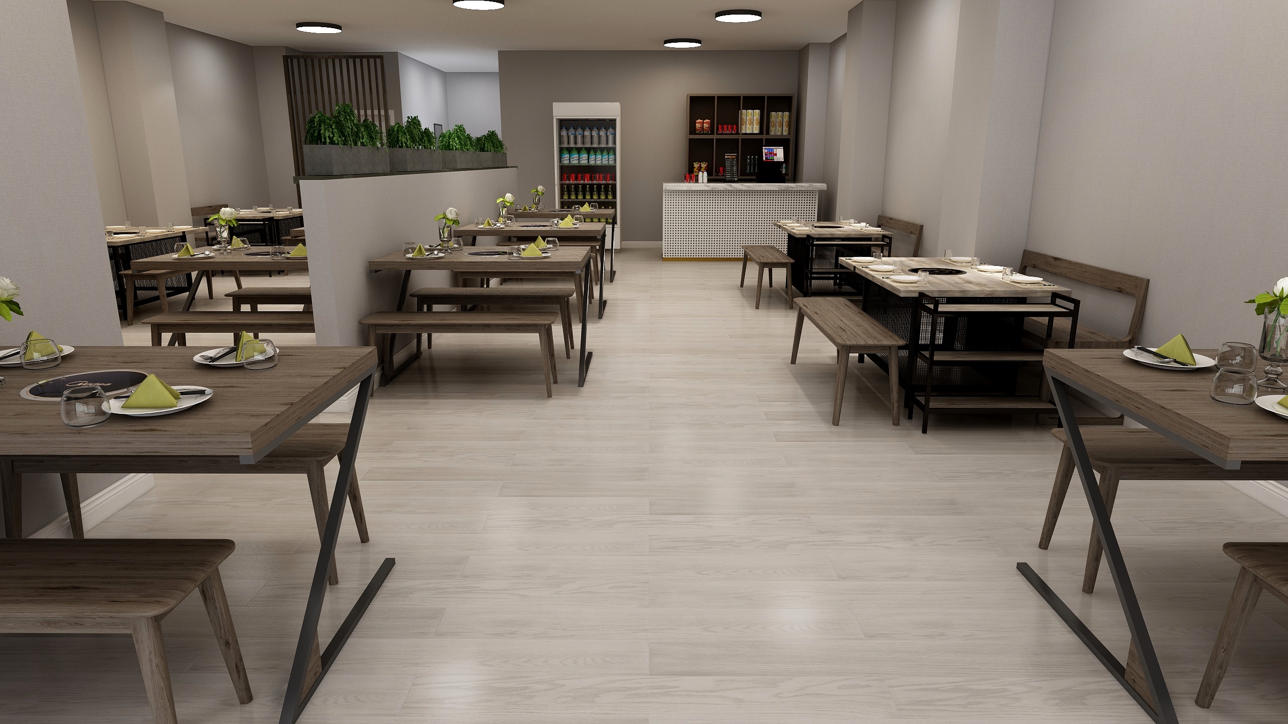 信康装饰-马帅烤肉店-装修设计方案